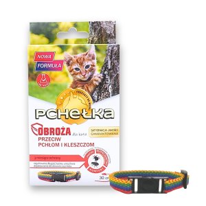 PCHEŁKA – Obroża przeciw pchłom i kleszczom dla kotów (30 cm)