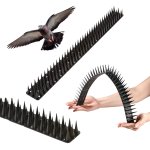 Listwa czarna na ptaki odstraszacz ptaków kolce na ptaki czarna