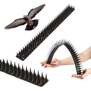 Listwa czarna na ptaki odstraszacz ptaków kolce na ptaki czarna