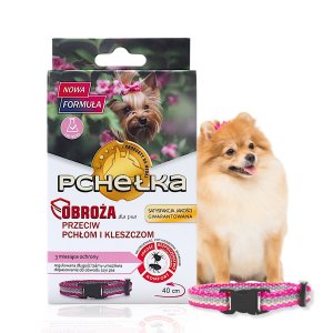 PCHEŁKA – Obroża przeciw pchłom i kleszczom dla psa (40 cm)