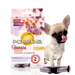 PCHEŁKA – Obroża przeciw pchłom i kleszczom dla psa (35 cm)