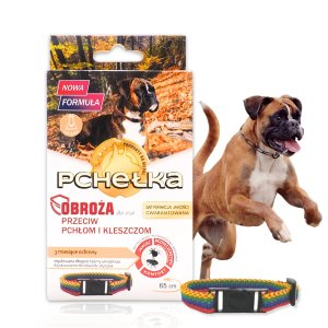 PCHEŁKA – Obroża przeciw pchłom i kleszczom dla psa (65 cm)
