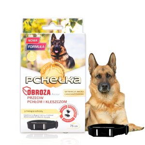 PCHEŁKA – Obroża przeciw pchłom i kleszczom dla psa (75 cm)