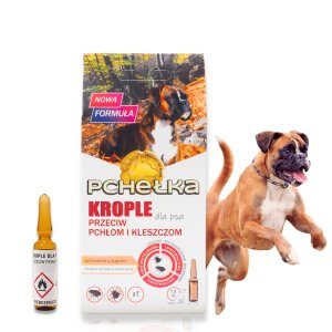 PCHEŁKA Krople przeciw kleszczom i pchłom dla psów >15kg 1,8 ml