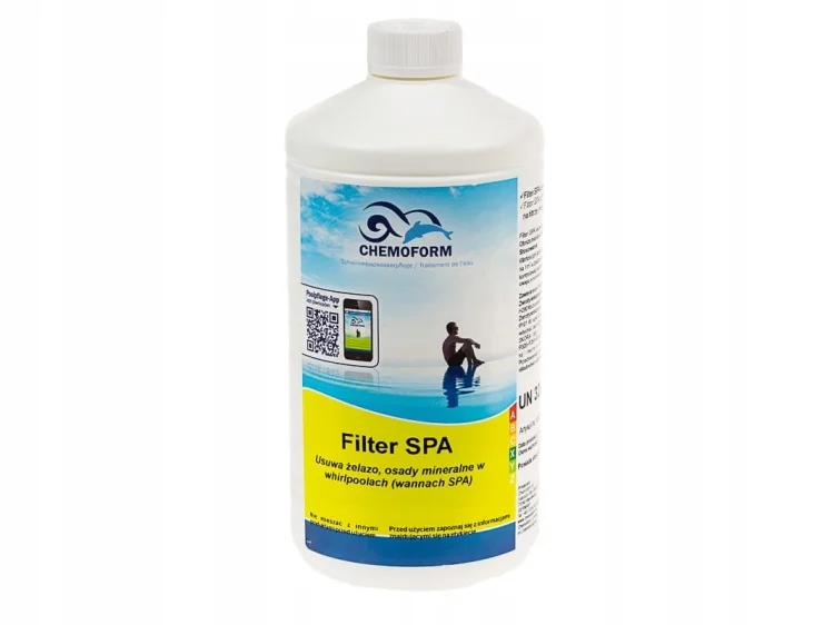 Filter SPA srodek do usuwania zelaza z jacuzzi spa