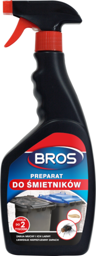 Bros - plyn do smietnikow na muchy i larwy 500 ml