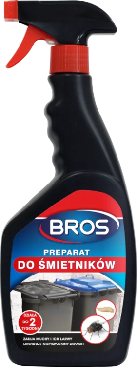 Bros - plyn do smietnikow na muchy i larwy 500 ml