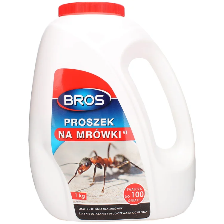 BROS SILNY PROSZEK PREPARAT SRODEK NA MROWKI 1KG