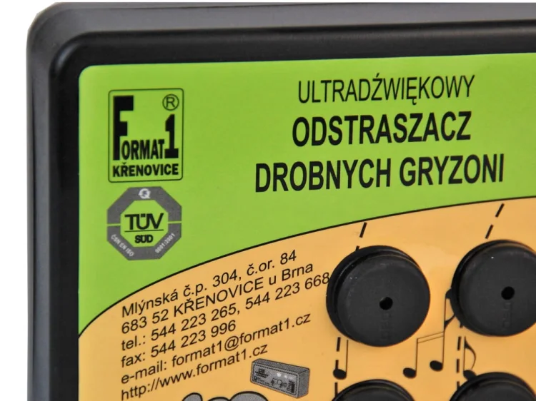 Odstraszacz Max na 200m2 i zasilacz na myszy kuny szczury kun