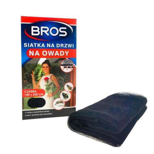 Moskitiera siatka na okno balkonowe na owady 140x220 czarna