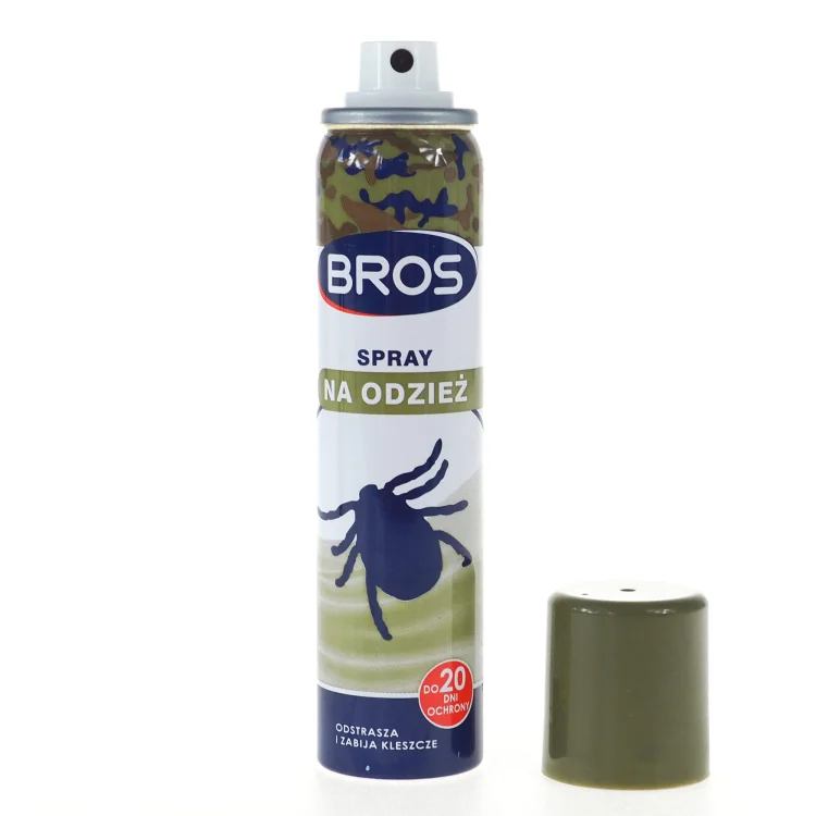 Bros spray na odzież zabija i odstrasza kleszcze 90ml