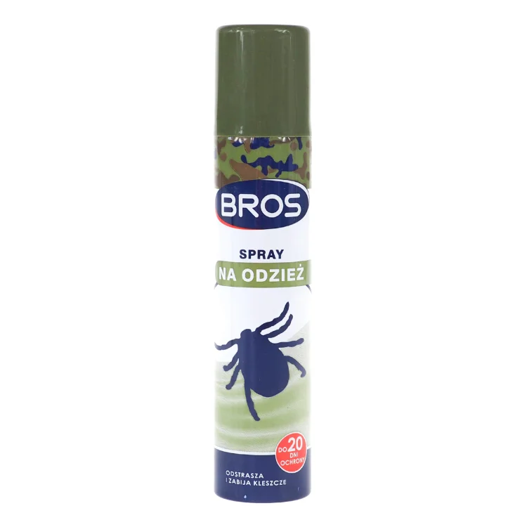 Bros spray na odzież zabija i odstrasza kleszcze 90ml