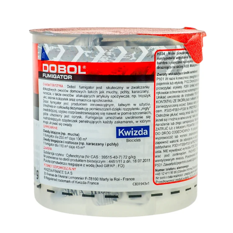 2x Dobol 20g XXL bomba gazowa na pluskwy prusaki pchly