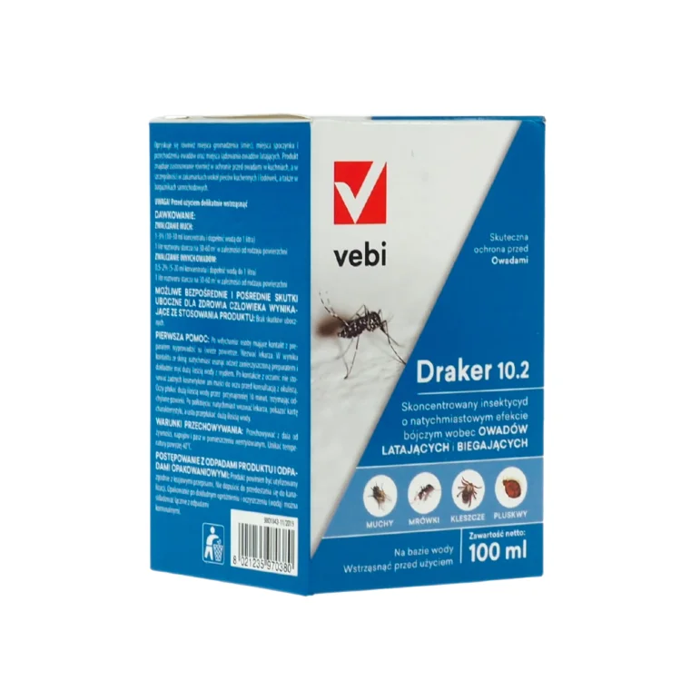 Draker 10.2 silny koncentrat na komary i kleszcze