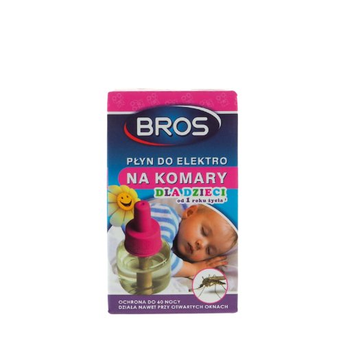 BROS płyn do elektro dla DZIECI na komary meszki