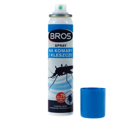 BROS odstraszacz środek na komary kleszcze meszki 90ml