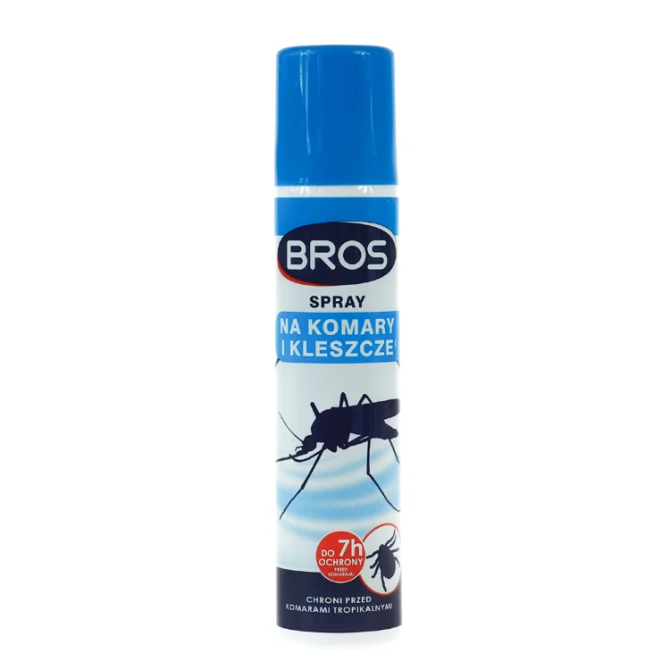 BROS odstraszacz środek na komary kleszcze meszki 90ml