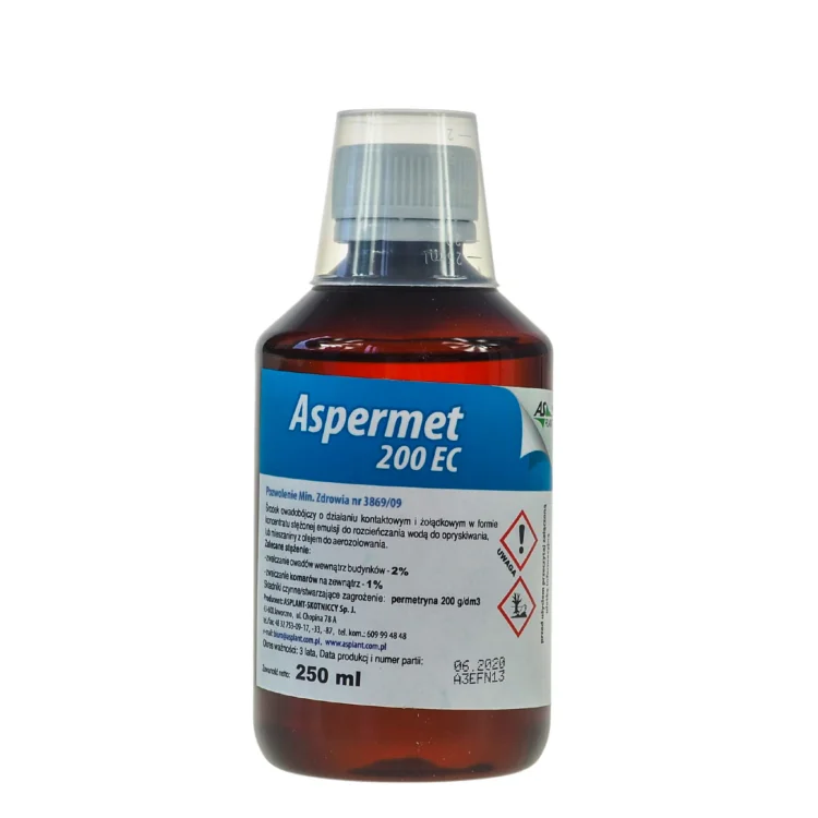 Aspermet na komary meszki środek emulsja 250ml