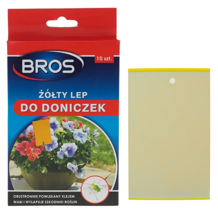 BROS Lep do doniczek na owady szkodniki roślin