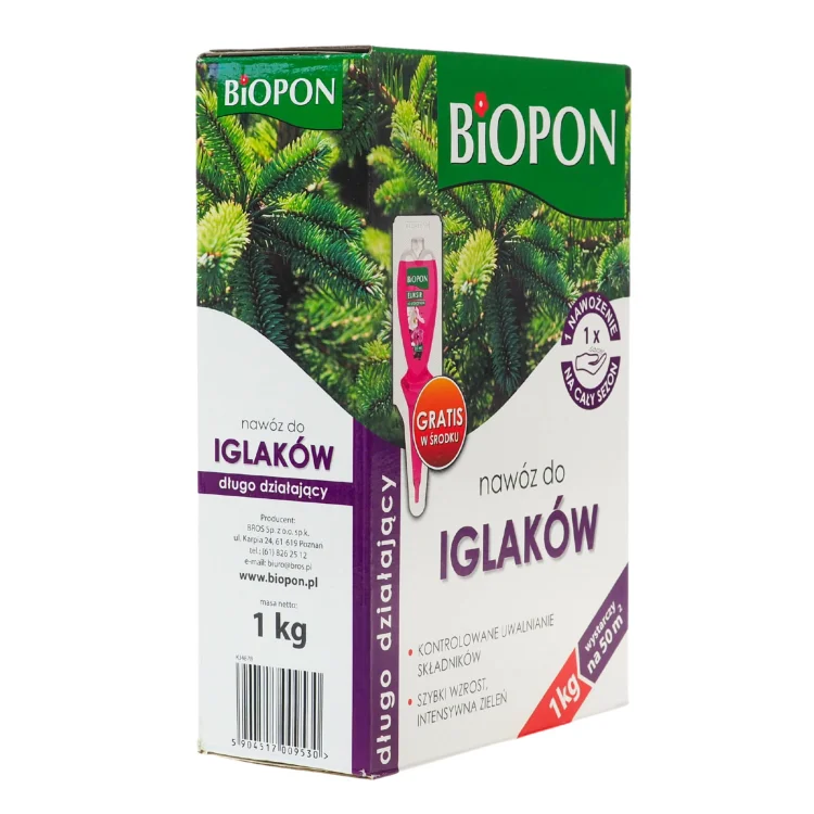 Biopon - Nawoz do iglakow dlugodzialajacy w granulkach 1kg
