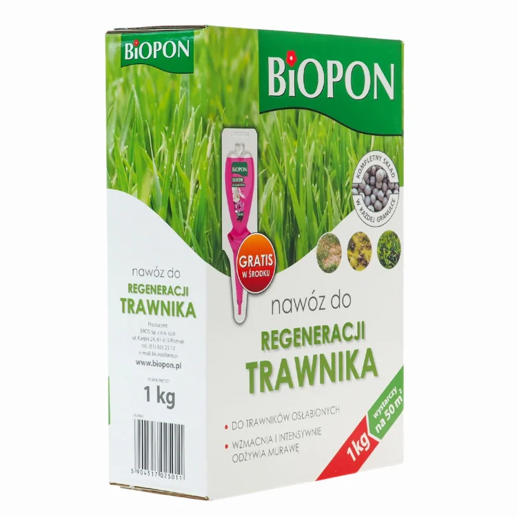 Biopon - Nawoz do regeneracji trawnika 1kg