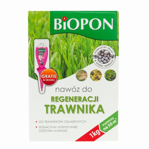 Biopon - Nawoz do regeneracji trawnika 1kg