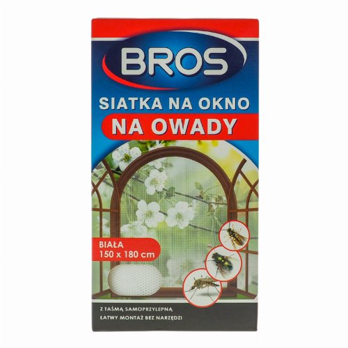 Moskitiera siatka na okno na muchy komary osy 150x180 biała