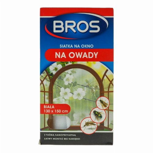Moskitiera siatka na okno na muchy komary osy 130x150 biała