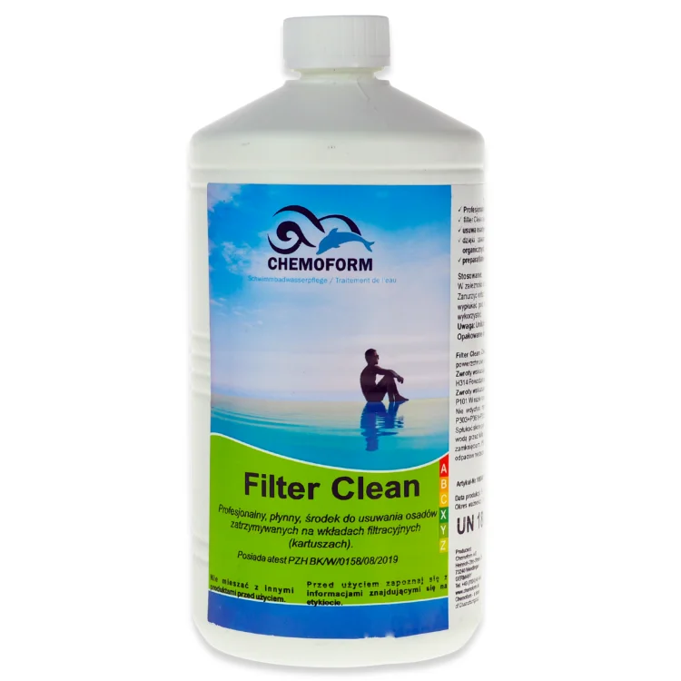 Filter Clean do osadów w filtrach w wannach SPA 1L