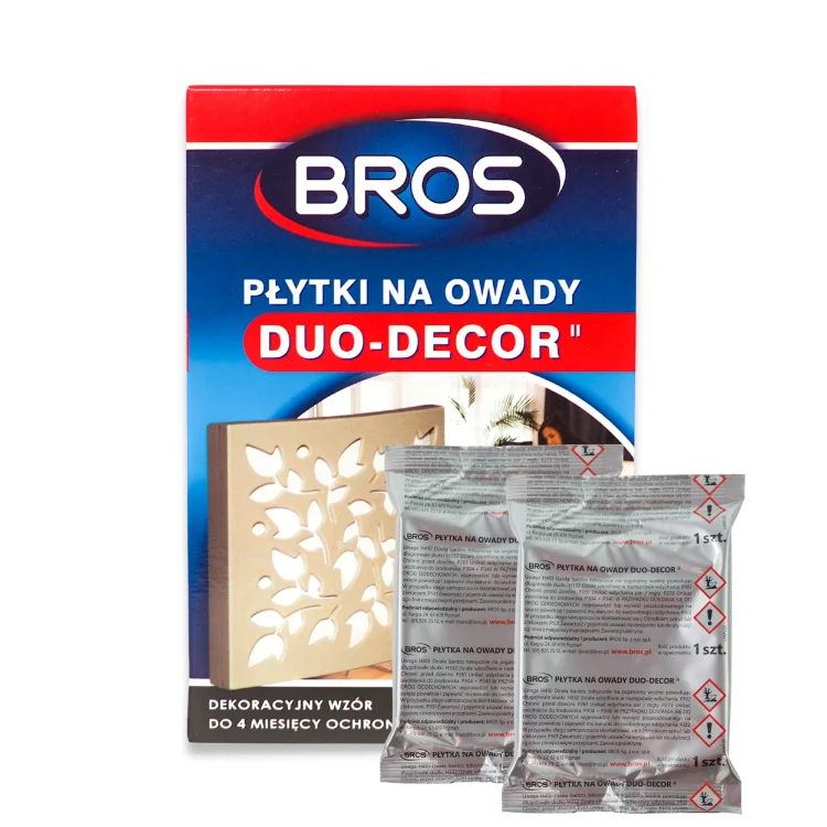 Bros płytka duo decor na muchy komary owady 2szt