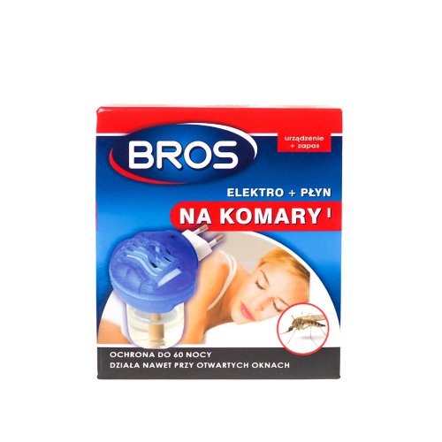 Elektrofumigator na komary 60 nocy + płyn zapasowy Bros