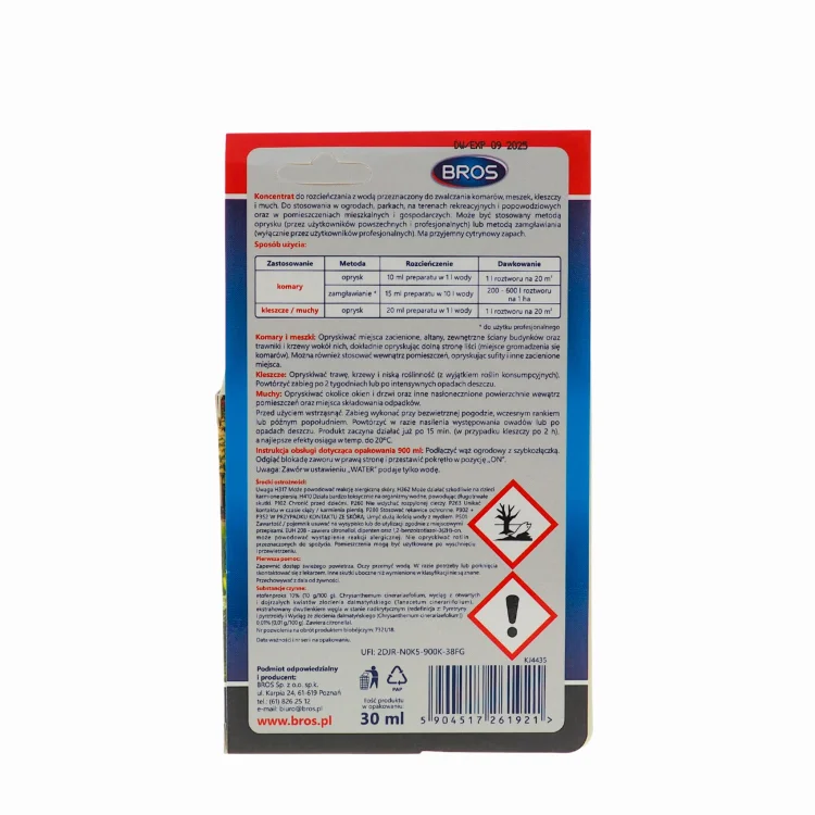 Bagosel oprysk na komary i kleszcze 30ml