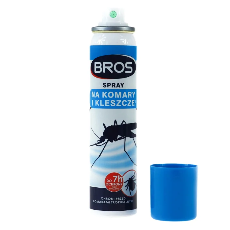 BROS odstraszacz środek na komary kleszcze meszki 90ml