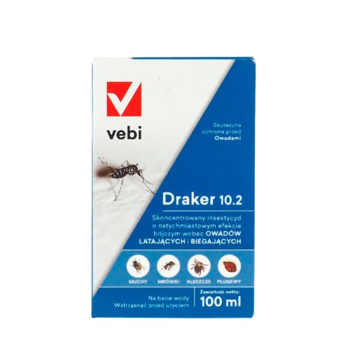 Draker 10.2 silny koncentrat na komary i kleszcze