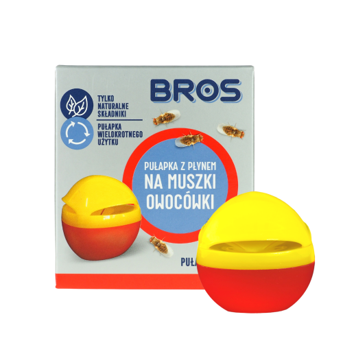 Pułapka łapka na muszki owocówki owocowe z płynem