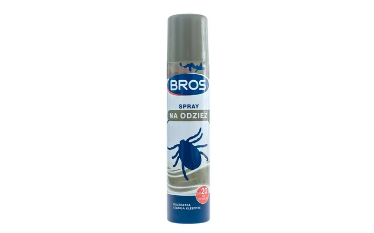 Bros spray na odziez - odstrasza i zabija kleszcze 90ml
